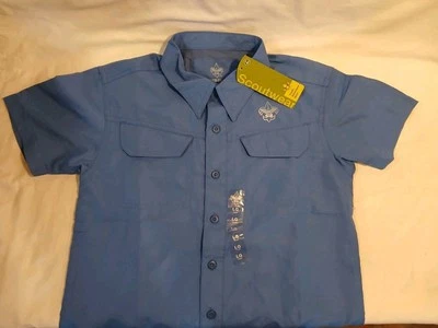 Boy Scouts America Cub Scout Shirt Sz Youth Large BSA 100% Polyester UPF Vented - Image 1 of 4