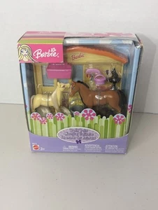 Barbie RARE 2003 Posh Pets Horses B6278 With Accessories - Picture 1 of 4