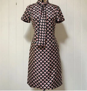 vintage The Arkin Collection Dress 1960s Silk - Picture 1 of 15