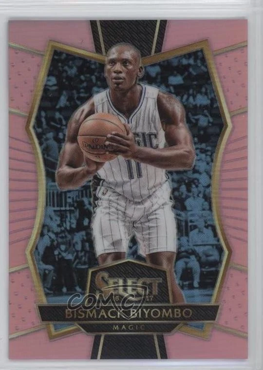 2016-17 Select Premier Level National Convention Pink Prizm /15 Bismack Biyombo - Image 1 of 2