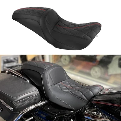 Seat For Harley Road King FLHR FLHRCI FLHRI FLHRS 1997-2007 1-Piece Front & Rear - Imagem 1 de 4