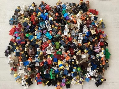 10 Случайный LEGO минифигурки лот смесь Star Wars, Marvel, город, HP, друзья + больше! - Изображение 1 из 4