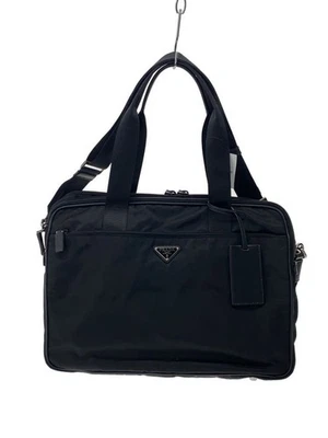 PRADA 2VE407 Bolso de Negocios Maletín Nylon Negro Usado Foto 1 de 4