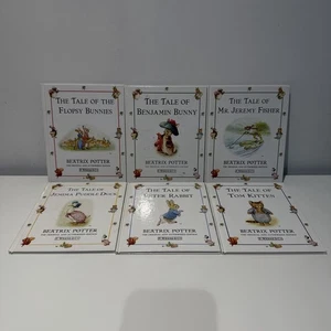 Beatrix Potter Peter Rabbit Library Set of 6 Hardback Books 1996–97 Vintage - Imagen 1 de 15