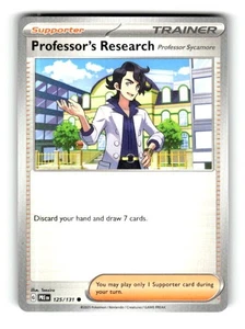 Pokemon Prismatic Evolutions 125/131 Professor's Research [Professor Sycamore] - Picture 1 of 4