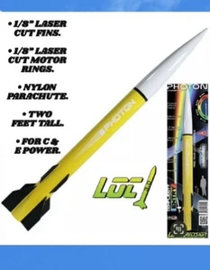 LOC Precision Flying Model Rocket Kit 1.88" Photon PHOTON C, D & E powered - Picture 1 of 1