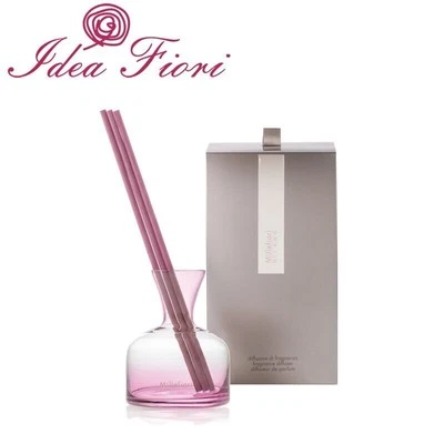 Diffusore per Ambienti Air Design Vase in Vetro Rosa Millefiori - Immagine 1 di 4