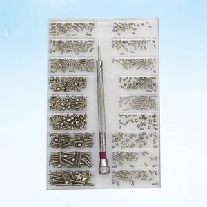 Juego de caja de tornillos para herramientas de reparación de relojes miniatura para gafas - Imagen 1 de 11