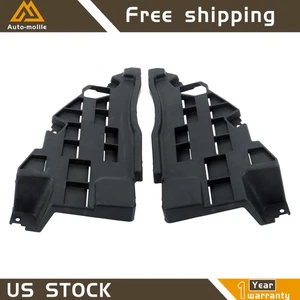 Replacement Pair of Front Bumper Brackets Black For Chevrolet Colorado 2015-2020 - Picture 1 of 12