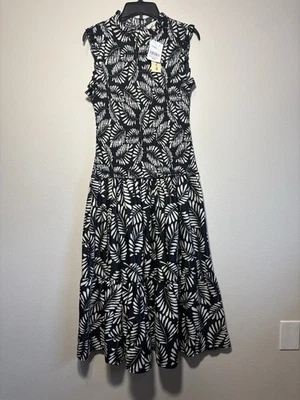 NUEVO CON ETIQUETAS VESTIDO ESTAMPADO HOJAS WISHING WAVE DE MACY’s BACKSTAGE TALLA GRANDE Foto 1 de 4