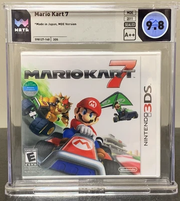 Mario Kart 7 Nintendo 3DS 2011 World Edition Sealed Game WATA Graded 9.8 A++ - Image 1 of 2