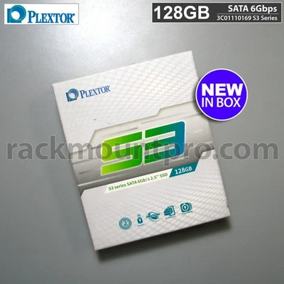Plextor 3C01110169 S3 Series 128GB SATA 6Gbps 2.5" SSD NEW - Image 1 of 3