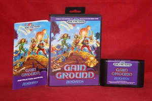 Cartucho de juego auténtico Gain Ground (Sega Genesis, 1991), completo en caja original - Imagen 1 de 7