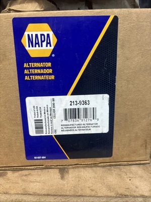 Napa Remanufactured Alternator 213-9363￼ - Image 1 of 4