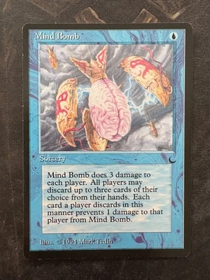 *** THE DARK Mind Bomb ***  NM-Mint Beauty! - DUTY FREE MtG Magic - Image 1 of 2