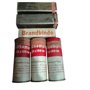Caja sanitaria Wehrmacht accesorios encuadernación contra incendios colección 2GM WW2 - Imagen 1 de 7