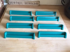 8 x Vintage Green Scrabble Letter Tile Holders. VGC - Picture 1 of 2