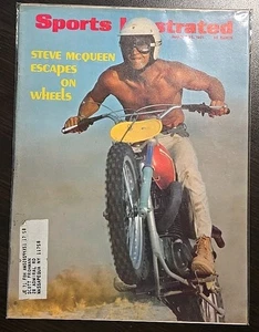 Sports Illustrated Magazine 23. August 1971 Steve McQueen Escapes On Wheels - Bild 1 von 2