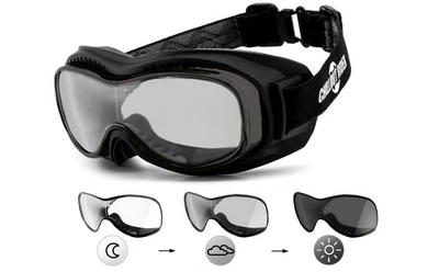 Überbrille Motorradbrille für Brillenträger SELBSTTÖNEND | CHILLOUT RIDER®