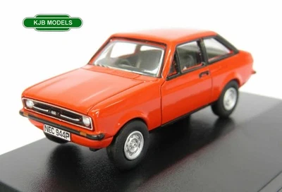 BNIB OXFORD DIECAST 1:76 76ESC001 Ford Escort Mk2 Tango / Orange Car - Image 1 of 2