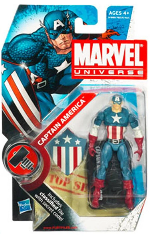 CAPITÁN AMÉRICA UNIVERSO MARVEL FIGURA serie 2 #8 Segunda Guerra Mundial primera aparición NUEVO Foto 1 de 1