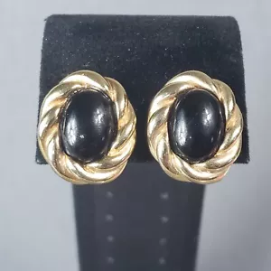 "Clip On Orecchini Donald Stannard Tono Oro Metà Secolo Retro Modernista 1,25" - Foto 1 di 13