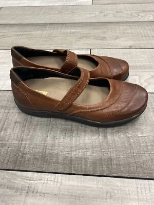 Excellent Drew Women's Brown Leather Diabetic Orthopedic Comfort Shoe 8M - Image 1 of 4