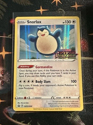 Snorlax - (Prerelease) SWSH068 SWSH: Sword & Shield Promo Cards Holo - Image 1 of 2