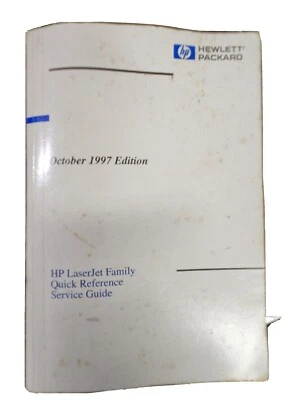 HEWLETT PACKARD - LASERJET FAMILY QUICK REFERENCE SERVICE GUIDE - OCT 1997 - Image 1 of 4