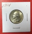 New Listing1934 Us Washington Silver Quarter! Choice Uncirculated Details! Early Date!