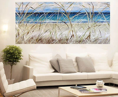 Art Painting Byron Bay Large Seascape Beach  Print Canvas  By Local Andy Baker - Image 1 of 4