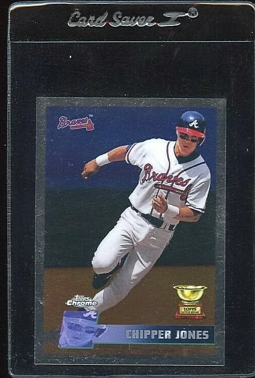 2017 TOPPS CHROME UPDATE ALL STAR ROOKIE CUP TARC-8 CHIPPER JONES ATLANTA BRAVES - Image 1 of 1