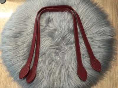 Taschengurt rot 58 cm lang 15 mm breit lederimitat neu - Bild 1 von 3