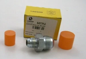 LAWSON -12 JIC x -8 JIC Male Reducing Adapter / Union (3/4" Tube x 1/2" Tube)  - Picture 1 of 5