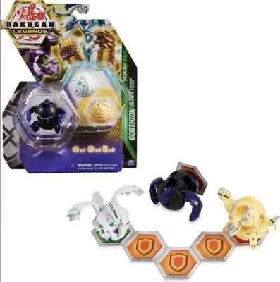 Bakugan Legends Starter 3-Pack, Gorthion Ultra, Leonidas & Viloch Action Figures - Image 1 of 4