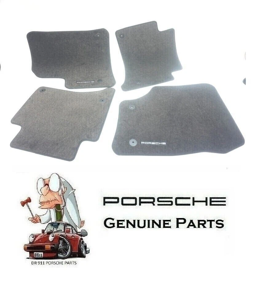 JUEGO ALFOMBRILLAS PORSCHE CAYENNE NEGRO GENUINO 95504480473 Foto 1 de 1