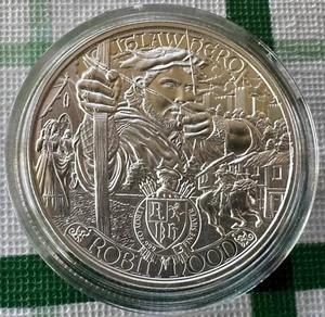 1 oz .999 Silver Coin 2021 Robinhood Niue Two Dollars - Picture 1 of 2