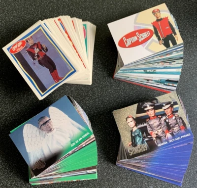Gerry Anderson TRADE CARDS  x 4 Sets THUNDERBIRDS JOE 90 STINGRAY CAPT SCARLET - Image 1 of 4