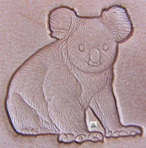 Australian Animal Seated Koala 1" Leather Stamp Tool Leatherworking Carving - Picture 1 of 2