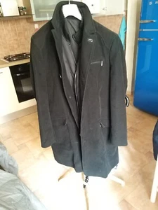 Cappotto nero uomo Madras tg. 50 gilet termico usato - Foto 1 di 6