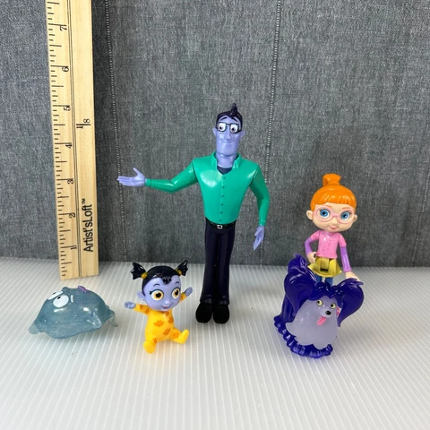 Disney Vampirina Boris Dad Wolie Nosy Nosferatu Bridget Demi Figure Lot Cover