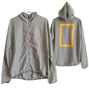 RARE Parks Project x National Geographic Unisex Windbreaker Jacket Hooded Zip Up - Picture 1 of 9