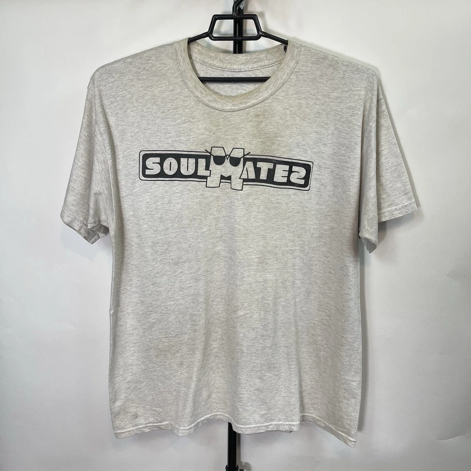 Camisa de manga corta gris SoulMates vintage talla XL para hombre Foto 1 de 4
