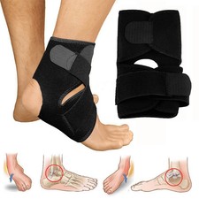 Medical Ankle Support Strap Adjustable Wrap Bandage Brace foot Pain Relief Sport