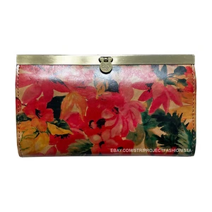 Cartera Patricia Nash Floral Cauchy con Marco RFID Cuero Italiano - Imagen 1 de 10