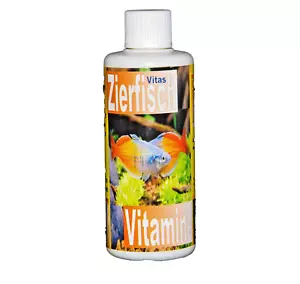 Zierfischvitamine Aquarium Zierfisch Vitas 250 ml Vitaminmischung Fischvitamine - Bild 1 von 3