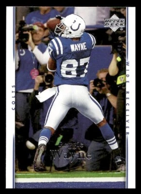 2007 Upper Deck #81 Reggie Wayne Indianapolis Colts - Image 1 of 2