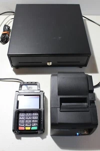 Ingenico Lane 5000 Credit Card Machine Star TSP1000 III Receipt Printer Drawer - Picture 1 of 18