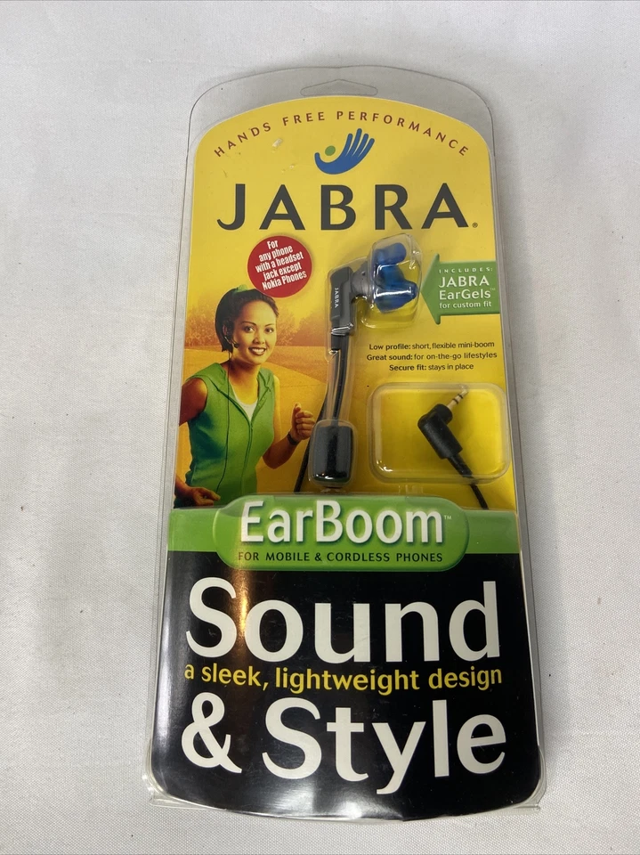 Jabra Hands Free Ear Boom with Locking Ear Gels and Boom Microphone - Image 1 of 4