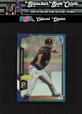 Bowman Chrome 86 2015 refractores azules Francisco Liriano/150 Foto 1 de 2